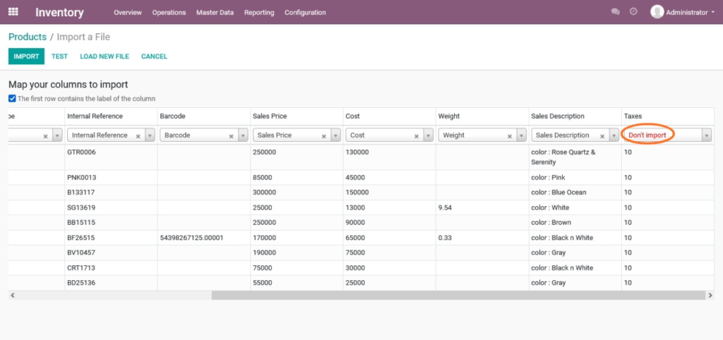 Cara Melakukan Import dan Export Data di Odoo ERP 5