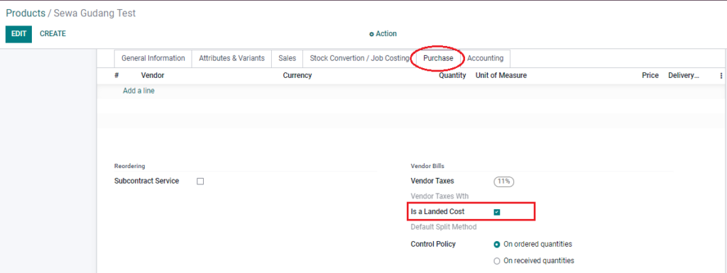 Penerapan Landed Cost pada Produk di Odoo ERP 7