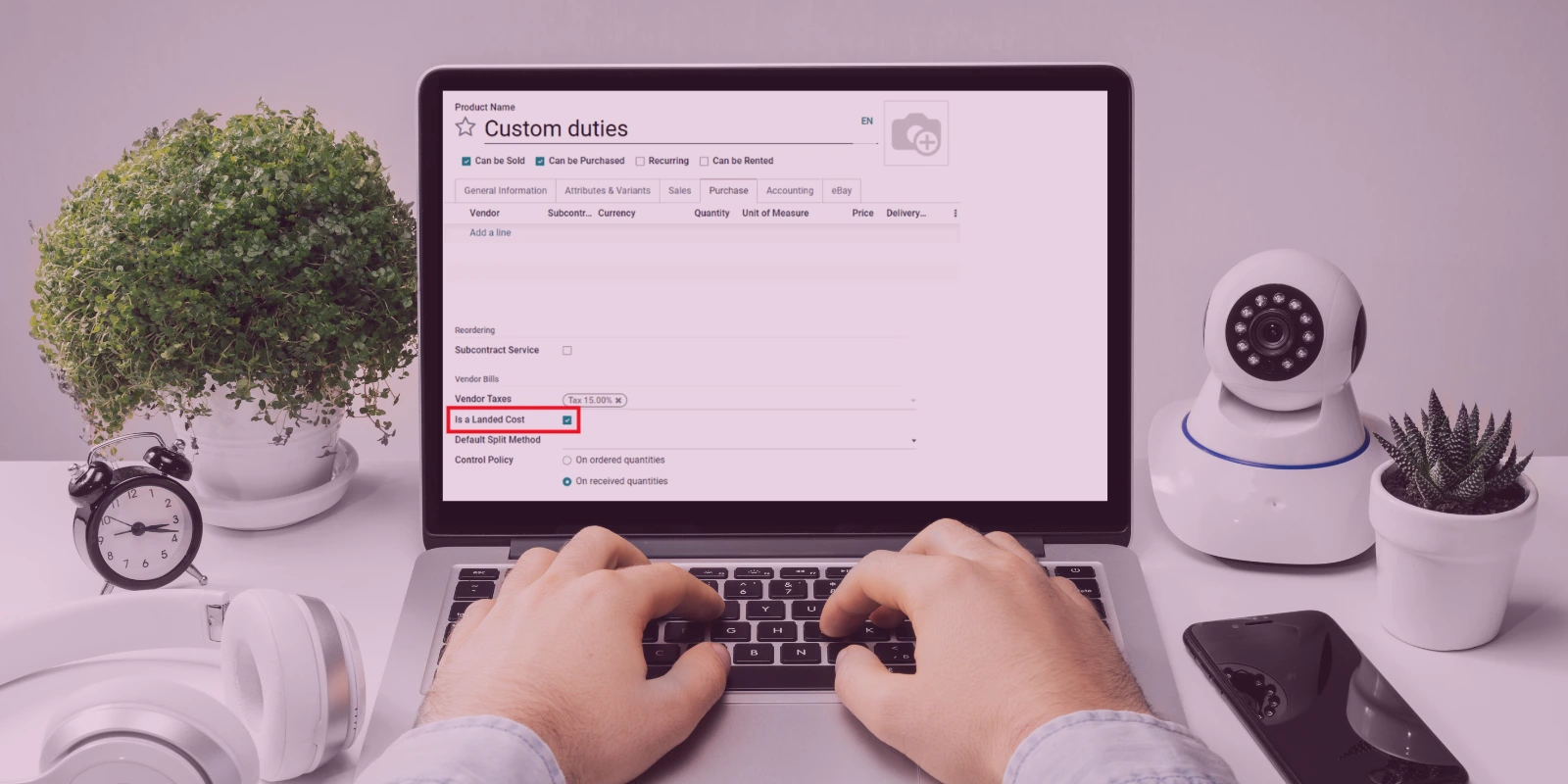Penerapan Landed Cost pada Produk di Odoo ERP