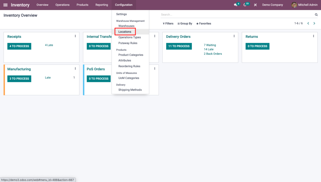 Perbedaan antara Warehouse dan Lokasi pada Odoo ERP 2