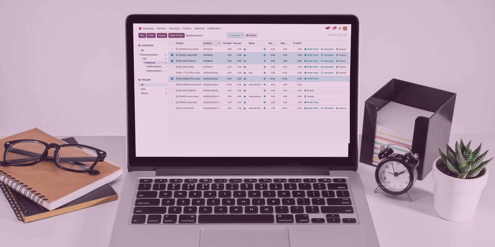 Perbedaan antara Warehouse dan Lokasi pada Odoo ERP