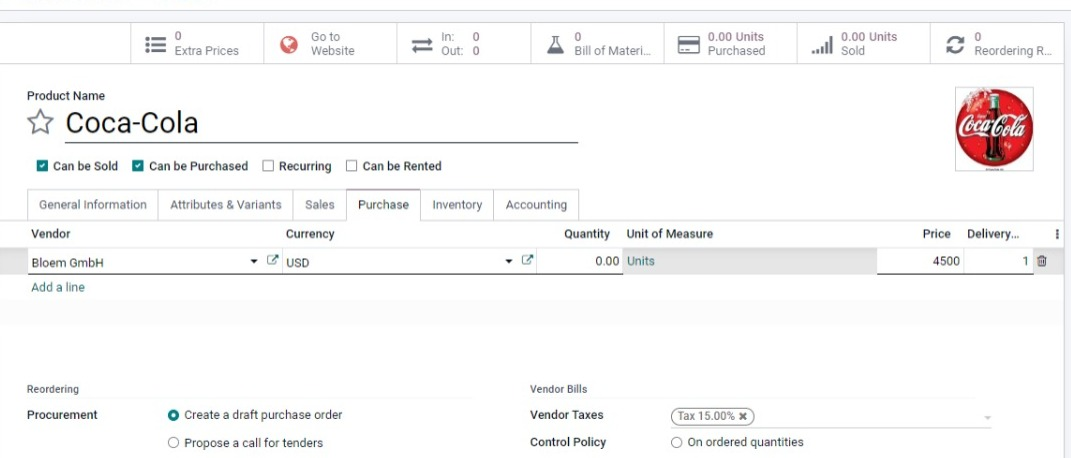Reordering Rules dan Multiple Quantity pada Odoo ERP