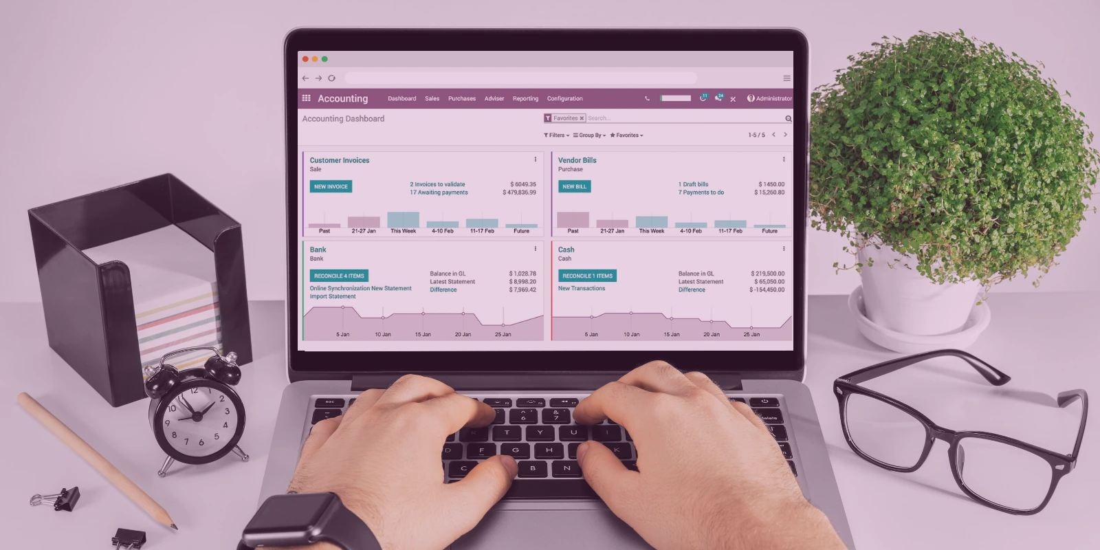 Fitur Akuntansi Odoo: Mempermudah Laporan Keuangan Anda