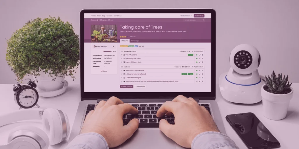 Pelatihan Karyawan Efektif dengan Modul eLearning Odoo
