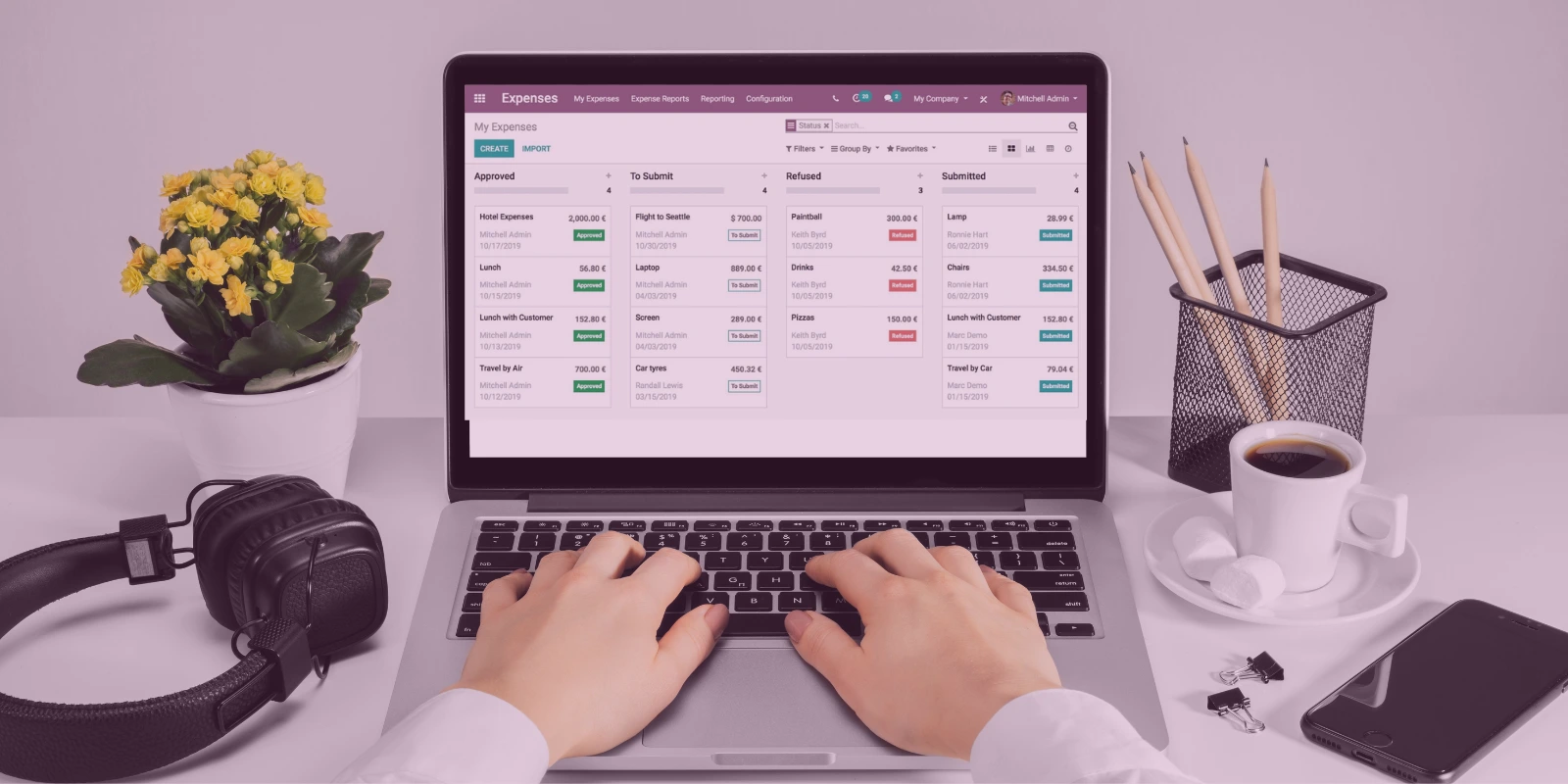 Mengelola Pengeluaran Karyawan dengan Odoo Expenses