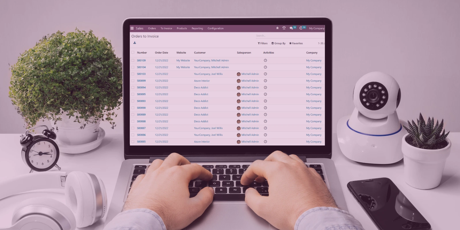 Analisis Penjualan Harian Bisnis dengan Dashboard Odoo