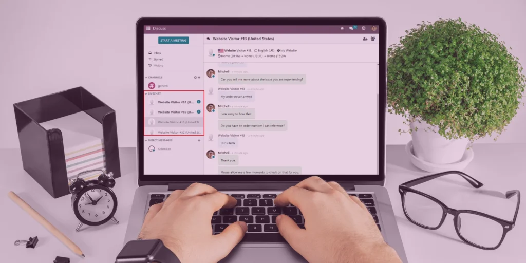 Odoo Live Chat Layani Pelanggan Langsung di Website