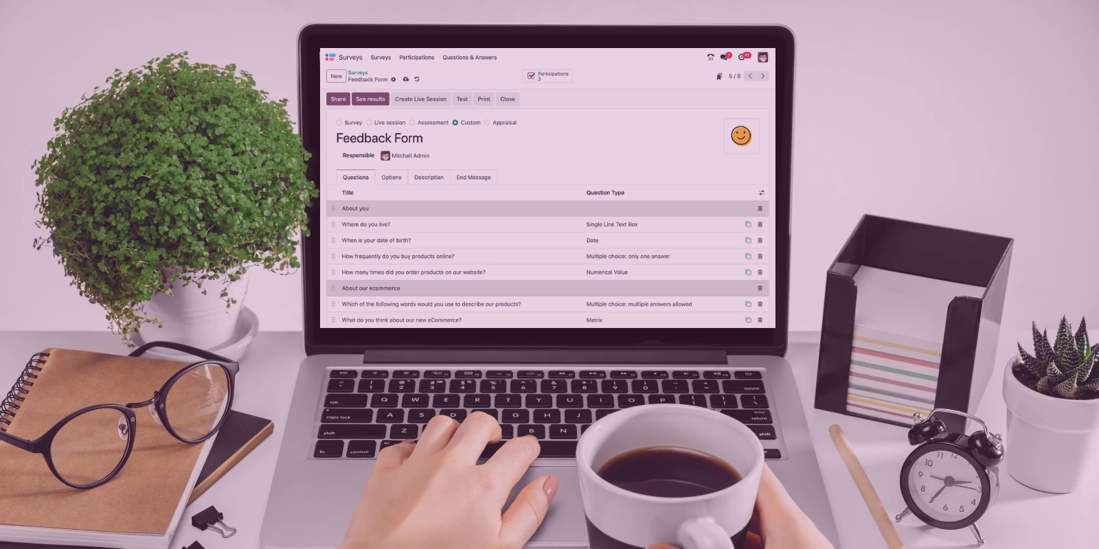 Odoo Surveys: Kumpulkan Feedback Pelanggan Lebih Cepat
