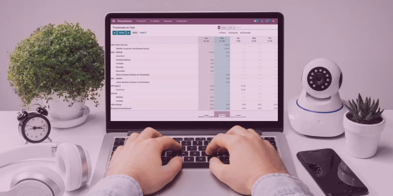 Odoo Timesheet Lacak Proyek dan Biaya Secara Real Time