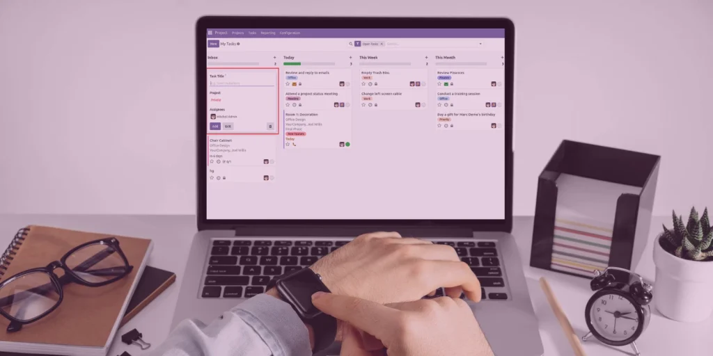 Fitur Add Assignees Langsung dari Kanban Odoo 17