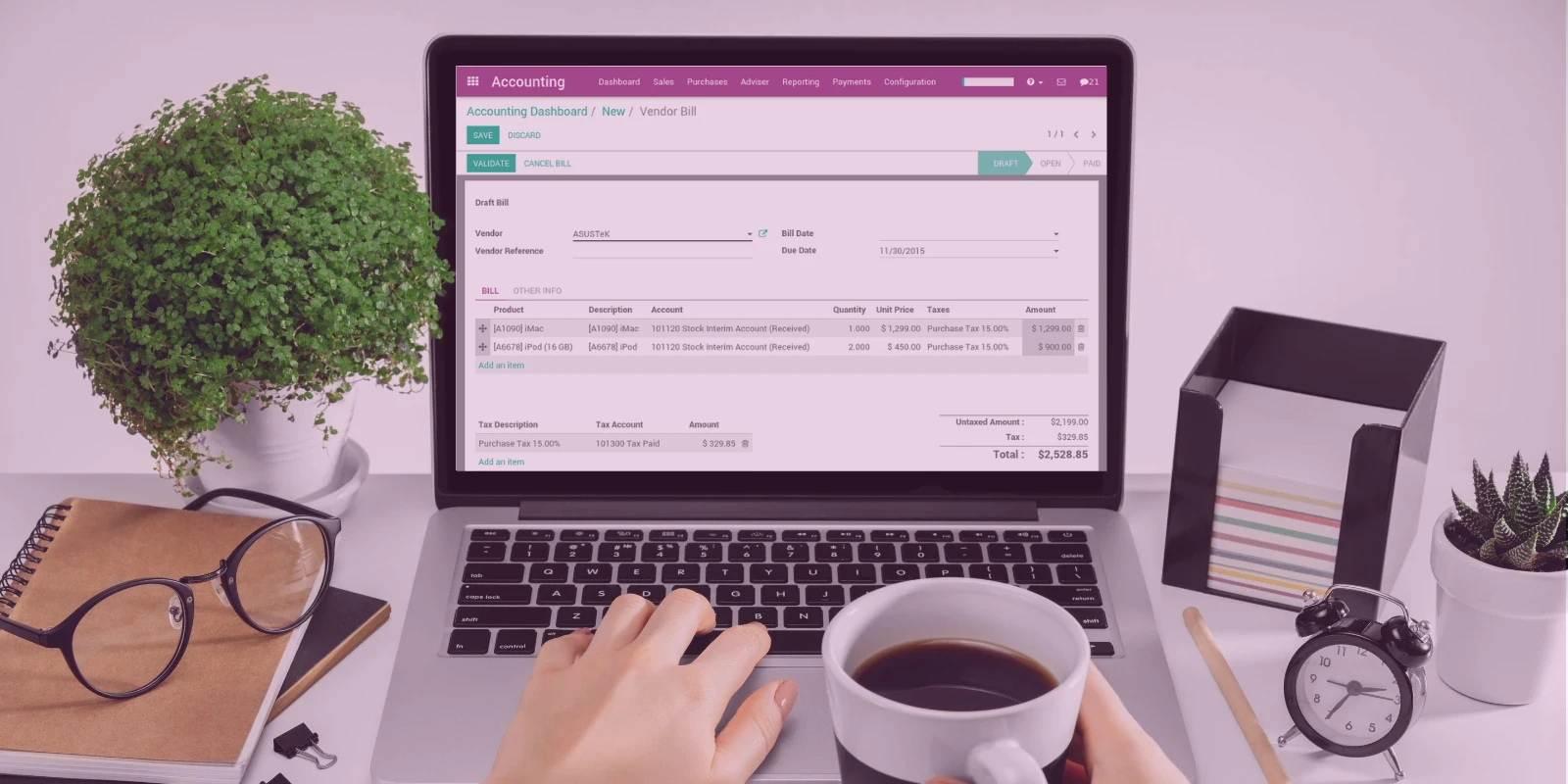 Mengaktifkan Auto-Validate Bills di Profil Vendor Odoo 18
