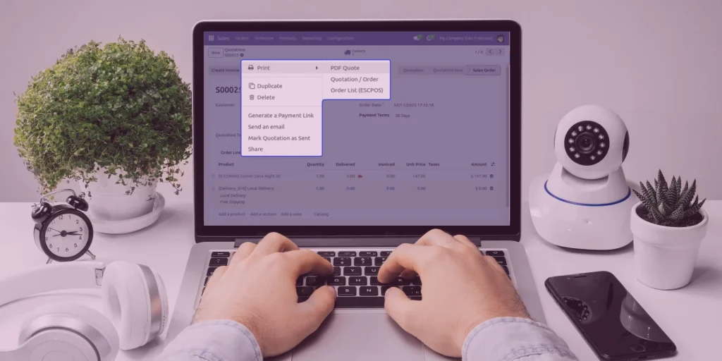 Panduan Menggunakan Modul Direct Print PDF di Odoo 18