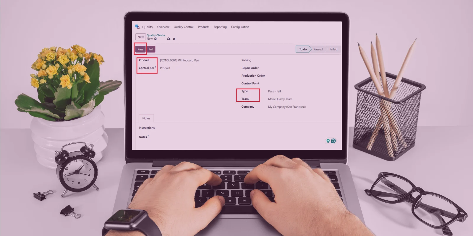 Panduan Quality Alerts pada Quality Control di Odoo 18
